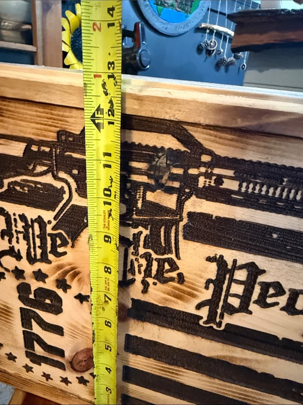 Handmade engraved box